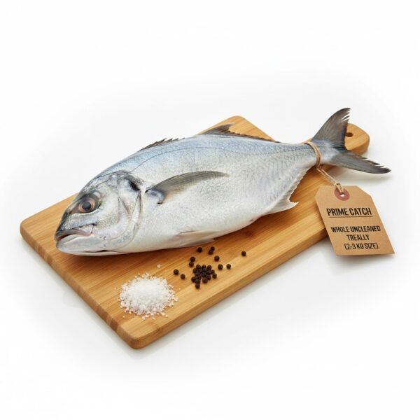 Trevally uncleaned (2–3 kg size whole fish)