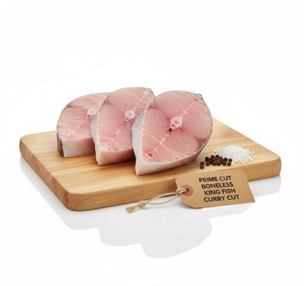 King fish curry cut boneless (1 kg pack)