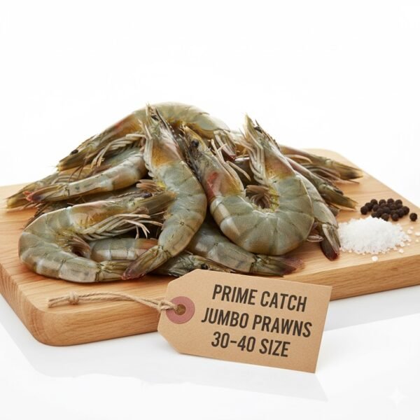 Jumbo prawns 30–40 size